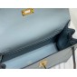 Hermes Kelly Danse Shoulder Bag-Blue lin
