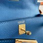 Hermes Kelly Danse Shoulder Bag-Deep blue