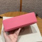 Hermes Kelly Pochette in Swift Leather-Rose lipstick