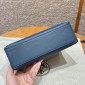 Hermes Kelly Pochette in Swift Leather-Blue de presse