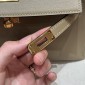 Hermes Kelly Pochette in Swift Leather-Beige marfa