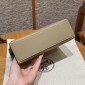 Hermes Kelly Pochette in Swift Leather-Beige marfa