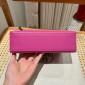 Hermes Kelly Pochette in Swift Leather-Magnolia