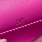 Hermes Kelly Pochette in Swift Leather-Magnolia