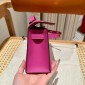 Hermes Kelly Pochette in Swift Leather-Magnolia