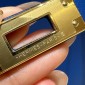 Hermes Kelly Pochette in Swift Leather-Blue electric