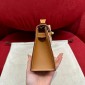 Hermes Kelly Pochette in Epsom Leather-Brown