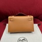 Hermes Kelly Pochette in Epsom Leather-Brown