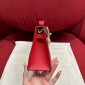 Hermes Kelly Pochette in Epsom Leather-Red
