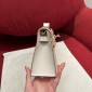Hermes Kelly Pochette in Epsom Leather-Cream white