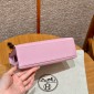 Hermes Kelly Pochette in Epsom Leather-Mauve