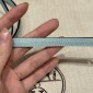 Hermes Mini Kelly Epsom leather-Blue zephyr