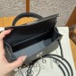 Hermes Mini Kelly Epsom leather-Black
