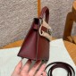 Hermes Mini Kelly Epsom leather-Rouge H