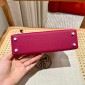 Hermes Mini Kelly Epsom leather-Rose purple