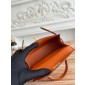 Hermes Mini Kelly Epsom leather-Orange
