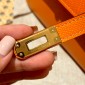 Hermes Mini Kelly Epsom leather-Orange