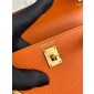 Hermes Mini Kelly Epsom leather-Orange