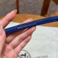 Hermes Mini Kelly Epsom leather-Blue electric