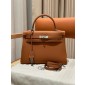 Hermes Kelly 32cm in Togo leather-Brown