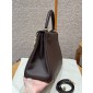 Hermes Kelly 32cm in Togo leather-Chocolate
