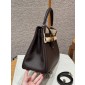 Hermes Kelly 32cm in Togo leather-Chocolate
