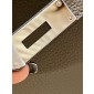 Hermes Kelly 32cm in Togo leather-Etain
