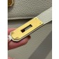 Hermes Kelly 32cm in Togo leather-Cream white