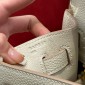 Hermes Kelly 32cm in Togo leather-Cream white