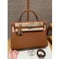 Hermes Kelly 35cm in Togo leather-Brown