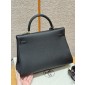 Hermes Kelly 35cm in Togo leather-Black
