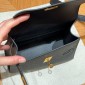 Hermes Kelly Sellier 20 Shoulder Bag in Epsom-Black