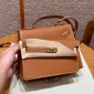 Hermes Kelly Sellier 20 Shoulder Bag in Epsom-Brown
