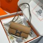 Hermes Constance Elan Shoulder Bag in Epsom Leather-Tan