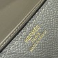 Hermes Constance Elan Shoulder Bag in Epsom Leather-Dark grey