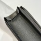 Hermes Constance Elan Shoulder Bag in Epsom Leather-Dark grey