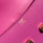 Hermes Constance Elan Shoulder Bag in Epsom Leather-Rose