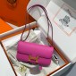 Hermes Constance Elan Shoulder Bag in Epsom Leather-Rose