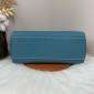 Hermes Kelly Messenger PM in Togo Leather-Blue jean