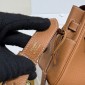 Hermes Kelly Messenger PM in Togo Leather-Brown