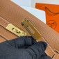 Hermes Kelly Messenger PM in Togo Leather-Brown
