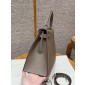 Hermes Kelly 25 / 28  in Epsom Leather-Etoupe