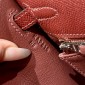 Hermes Kelly 25 / 28  in Epsom Leather-Rouge H