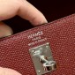 Hermes Kelly 25 / 28  in Epsom Leather-Rouge H