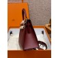 Hermes Kelly 25 / 28  in Epsom Leather-Rouge H