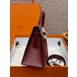 Hermes Kelly 25 / 28  in Epsom Leather-Rouge H