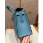 Hermes Kelly 25 / 28  in Epsom Leather-Blue jean
