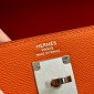 Hermes Kelly 25 / 28  in Epsom Leather-Orange