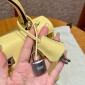 Hermes Kelly 25 / 28  in Epsom Leather-Jaune Poussin