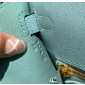 Hermes Kelly 25 / 28  in Epsom Leather-Blue atoll